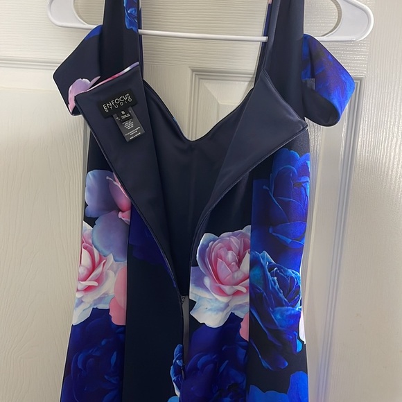 Enfocus Studio Floral Women's paneled dress, Size 8 - Picture 7 of 7